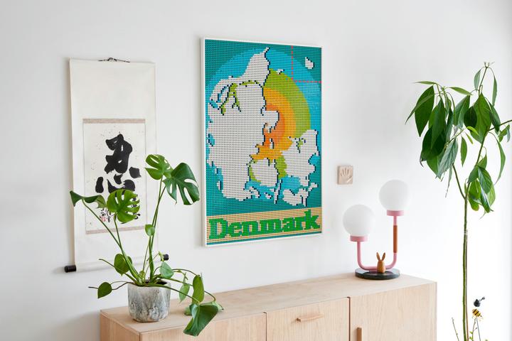 Produktbild LEGO Weltkarte (31203, LEGO Art, LEGO Seltene Sets)