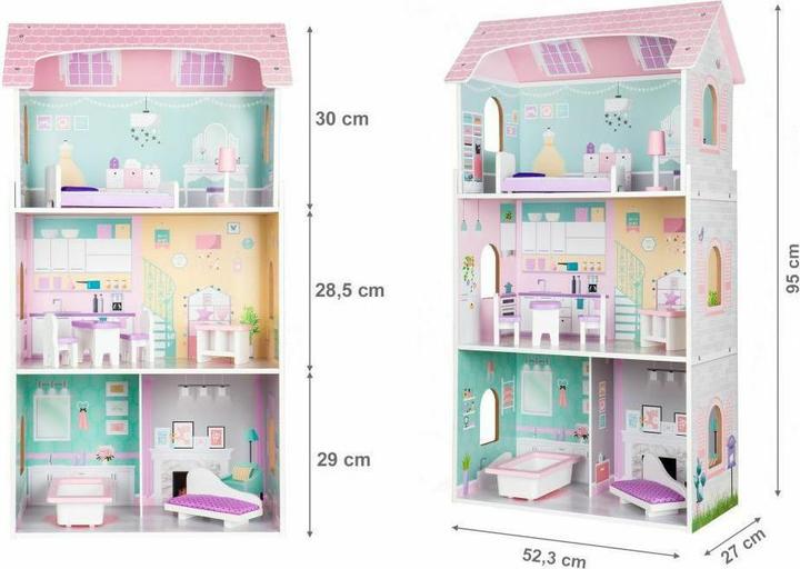 Actual product image Moni Wooden doll house Anna 4121