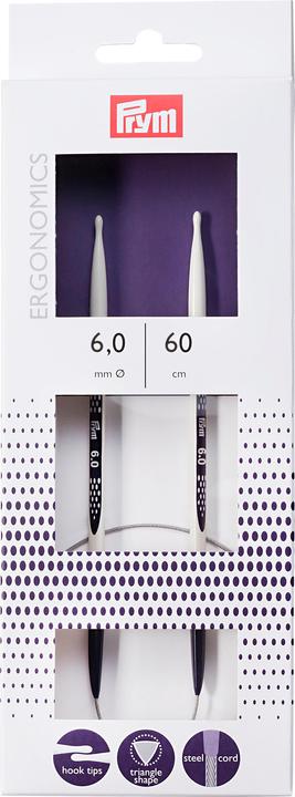 Actual product image Prym Circular knitting needles "Ergonomics", 60 cm