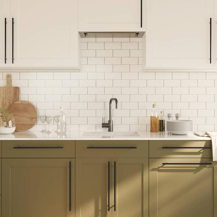 Produktbild VidaXL Möbelgriffe 5 Stk. Schwarz 320 mm Edelstahl,Farbe