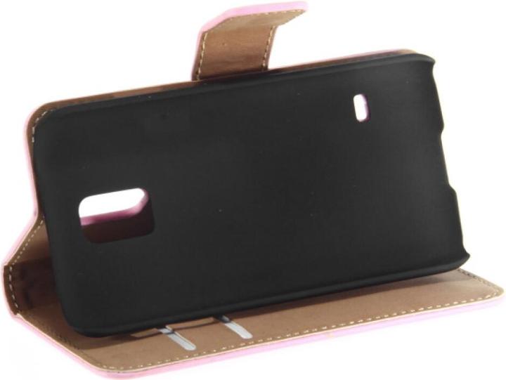 Produktbild OEM Slim Leder Book Case für Galaxy S5 mini - pink 4250710554676 (Samsung Galaxy S5 Mini)