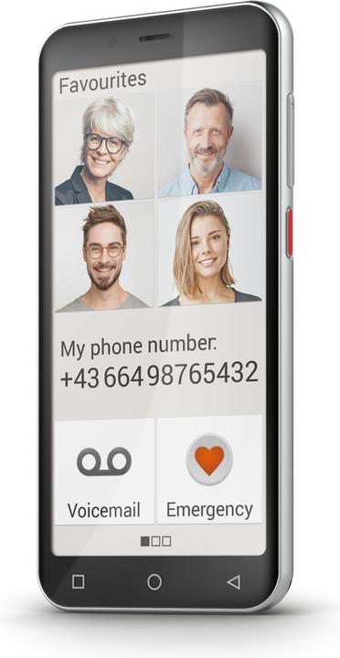 Actual product image Emporia Smart 5 mini (64 GB, Black, 4.95", Single SIM, 13 Mpx, 4G)