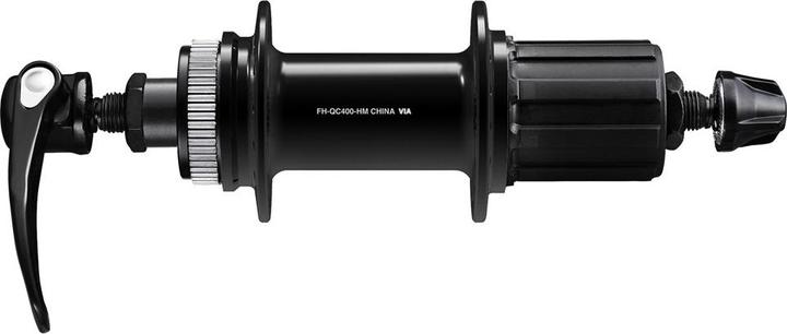 Image du produit Shimano Moyeu arrière FH-QC400 8/9/10/11 vitesses 135 mm 36 trous QR Center (Frein à disque Center lock)