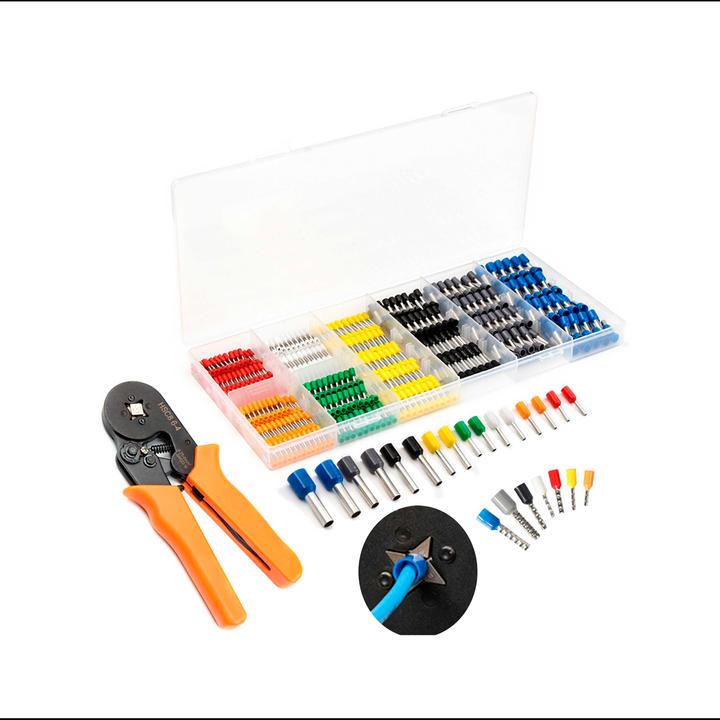 Produktbild LP Crimping tool set with insulated cable ends. E5936 (225 mm)