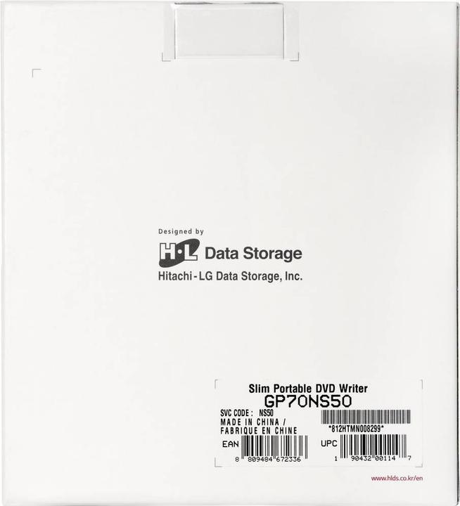 Immagine prodotto LG GP70NS50 (Masterizzatore DVD, Unità DVD, Unità CD, Masterizzatore CD)