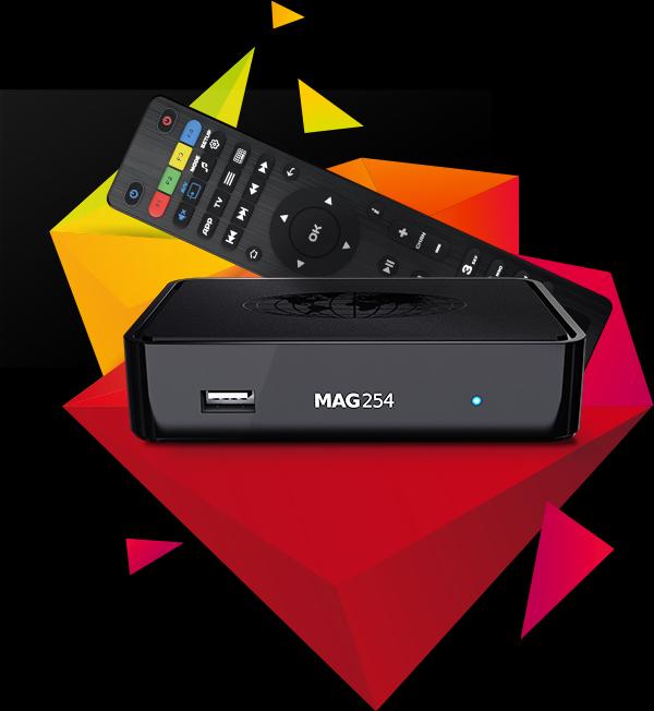 Actual product image infomir MAG 254 Set Top Box (IPTV (ready))