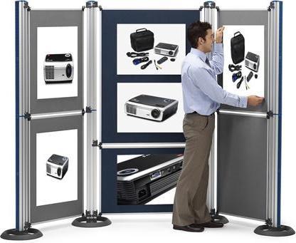 Produktbild Nobo Multifunktionswand Modular Paneele Filz (60 x 85 cm)