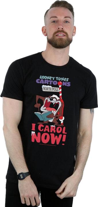 Immagine prodotto Looney Tunes Taz I Carol Now Maglietta Uomo (4XL)