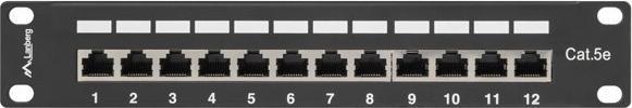 Actual product image Lanberg PPF5-9012-B Patch Panel 1U
