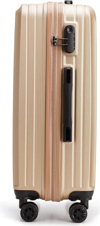 Produktbild Wittchen 3-teiliges Kofferset Circle Line (96 l, Handgepäck (bis 50l), M (50 - 90l), L (90 - 115l))