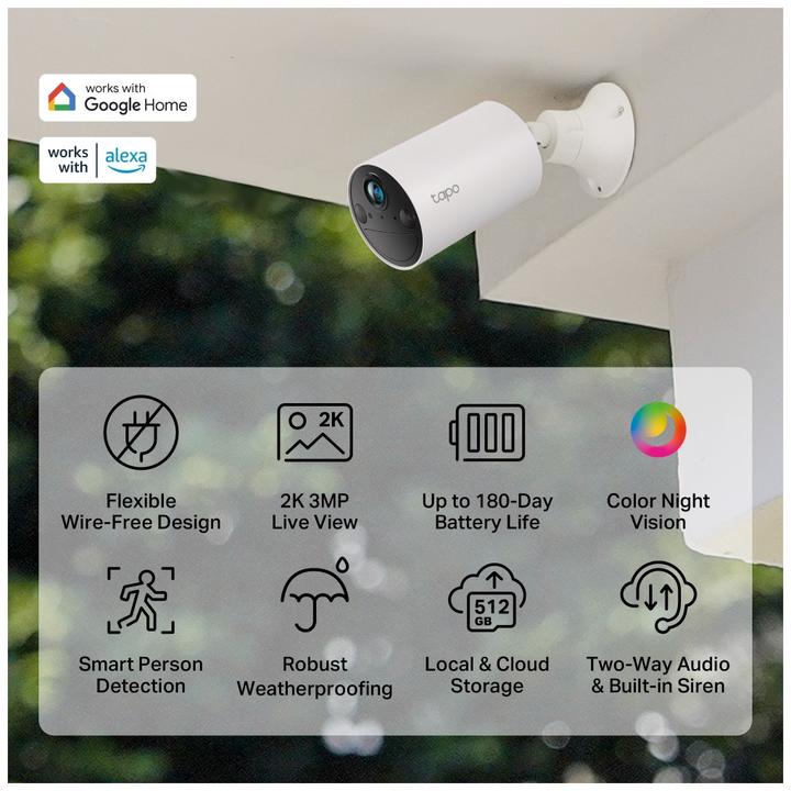Actual product image TP-Link Tapo C410 (2304 x 1296 Pixels)
