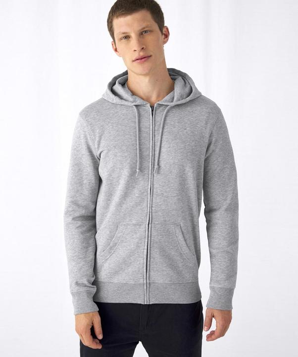 Actual product image B&C Organic Hoodie With Zipper (3XL)