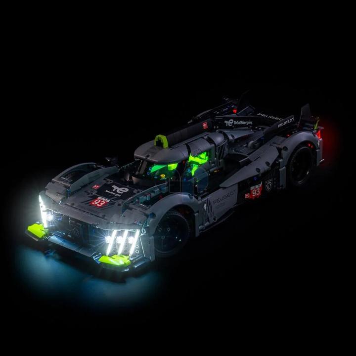 Actual product image Light my bricks LED Light Set for LEGO® 42156 PEUGEOT 9X8 24H Le Mans Hybrid Hypercar