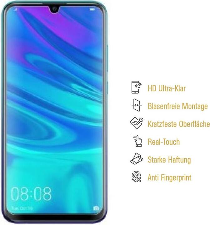 Produktbild Protectorking 2x Panzerfolie Anti-Shock HD Klar (2 Stück, Huawei P Smart (2020))