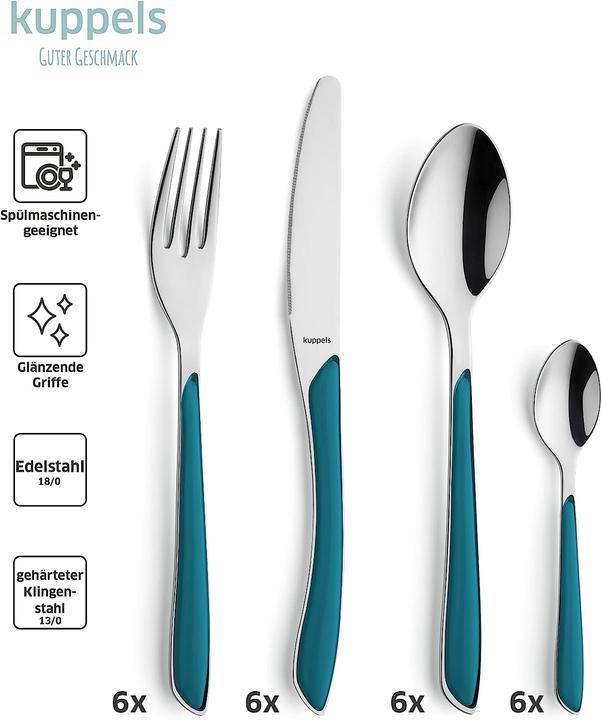 Kuppels Besteckset 2 2214 Prisma (24 Stück, Besteck Set)