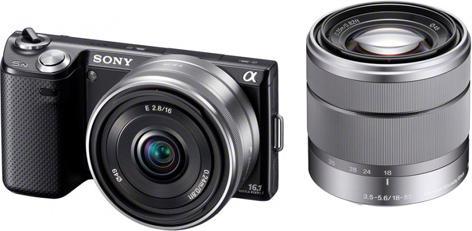 Actual product image Sony NEX-5ND, 16 MP, FullHD, 16mm + 18-55mm Kit