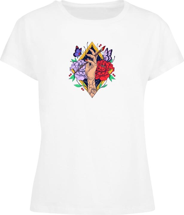 Merchcode Ladies Frida Kahlo - Artist Box Tee - 118615