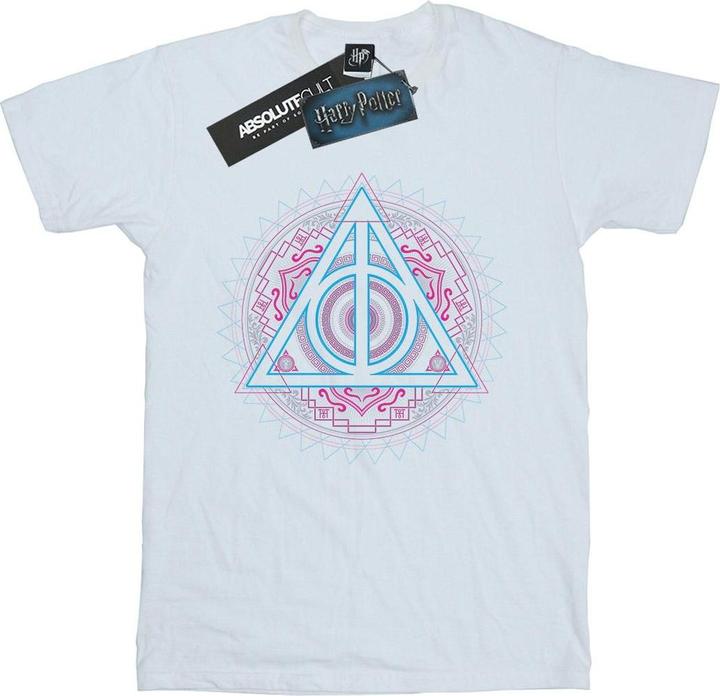 Neon Deathly Hallows TShirt (L)