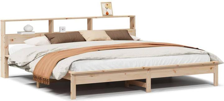 VidaXL Massivholzbett Holzbett Bett Doppelbett ohne Matratze 180x200cm Kiefer (180 x 200 cm)