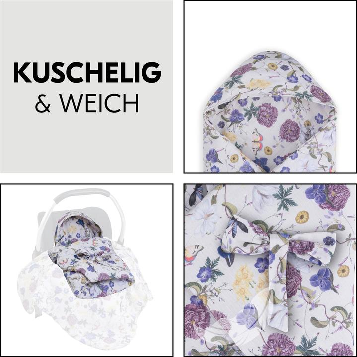 Actual product image Hauck Snuggle so Cosy Beige Floral (75 x 75 cm)