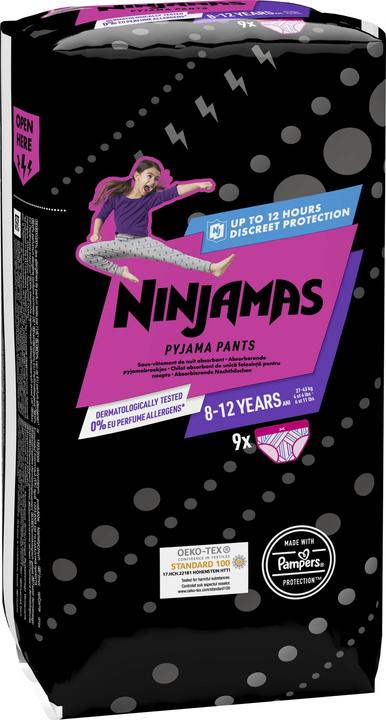 Actual product image Pampers For girls 8-12 yrs (Size L, Pack, 9 Piece)