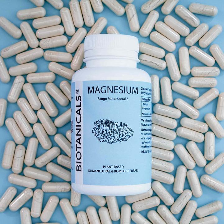 Produktbild Biotanicals Magnesium 120 Kapseln (120 Stück, Kapseln, 135 g)