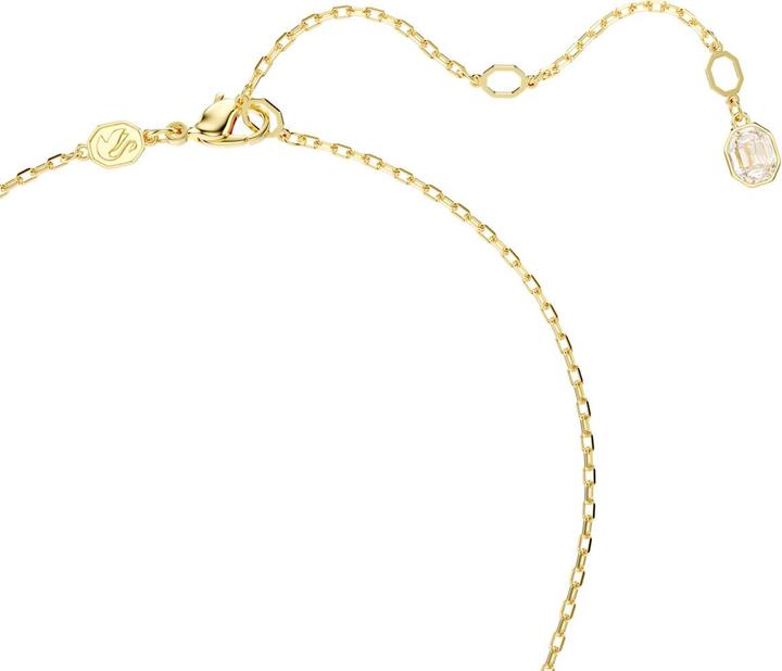 Image du produit Swarovski Chroma Halskette Oktagon Schliff Grün Gold
