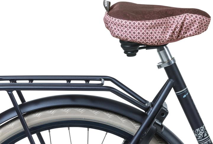 Actual product image Basil Bicycle Saddle Bohème Saddle Cover Red