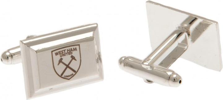 Image du produit West Ham United FC Boutons de manchette argentés (100% métal)