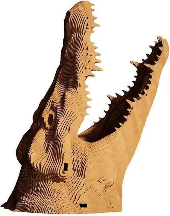 Produktbild Cartonic Krokodil - 3D Modell aus Karton