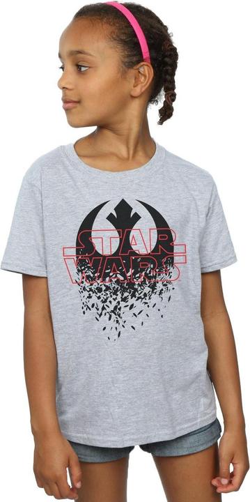 Immagine prodotto Star Wars The Last Jedi Shattered Emblem Maglietta Ragazze (152, 158)