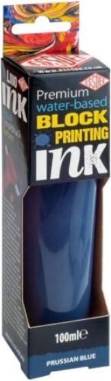 Image du produit Essdee Encre linogravure bleu foncé 100ml (Bleu foncé, 100 ml)