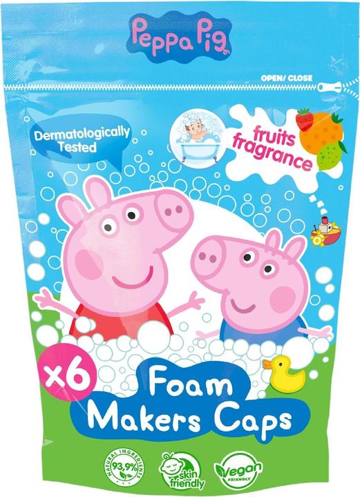 Produktbild Peppa Pig Schaumstoffmacher 6 x 16 g (Schaumbad)