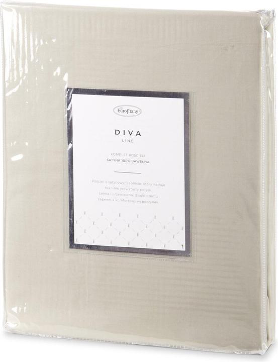 Actual product image Eurofirany DIVA LINE DINA High quality cotton satin single color bedding set, 220 X 200 cm, 2 pcs. 70 X 80 cm (Duvet cover, 220 x 200 cm)