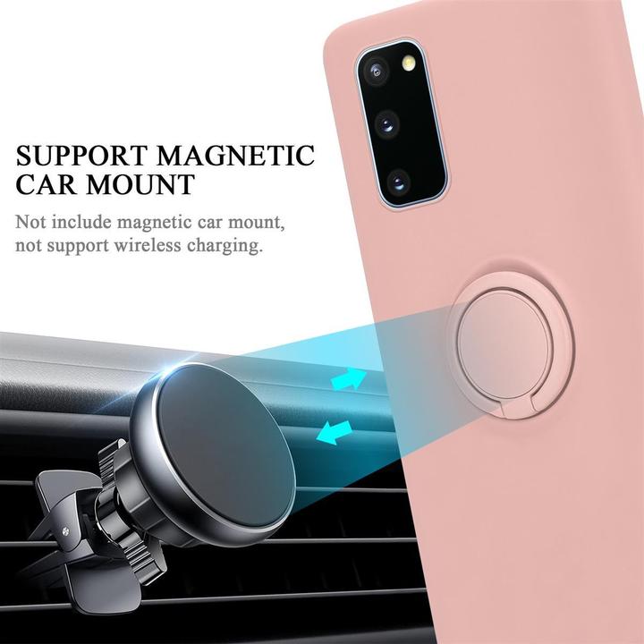 Actual product image Cadorabo TPU Liquid Ring Silicone Case Cover (Samsung Galaxy S20 FE)
