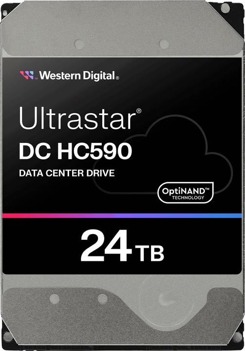 Productafbeelding WD Ultrastar DC HC590 3,5inch 26,1 24TB 512 7200RPM SAS ULTRA 512E SE P3 (24 TB, 3.5", CMR)
