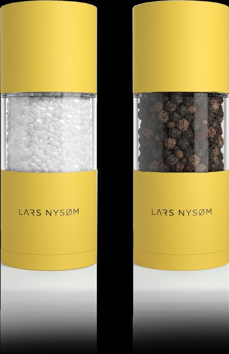 Actual product image Lars Nysøm Salt & pepper mill set Sjael (Nutmeg, Sea salt, Pepper, Various spices, Herbs, Chili, Salt)