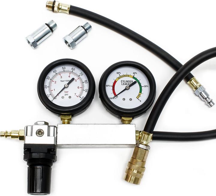 Produktbild Wiltec Kompressionsdruckprüfer Zylinderleckage Benzinmotor Druckprüfer Zylinder