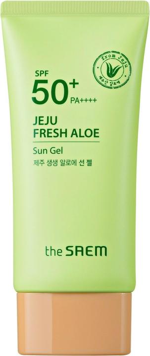 Immagine prodotto The Saem Il gel solare protettivo all'aloe fresca di SAEM Jeju SPF50+ 50g (Gel solare, SPF 50+)