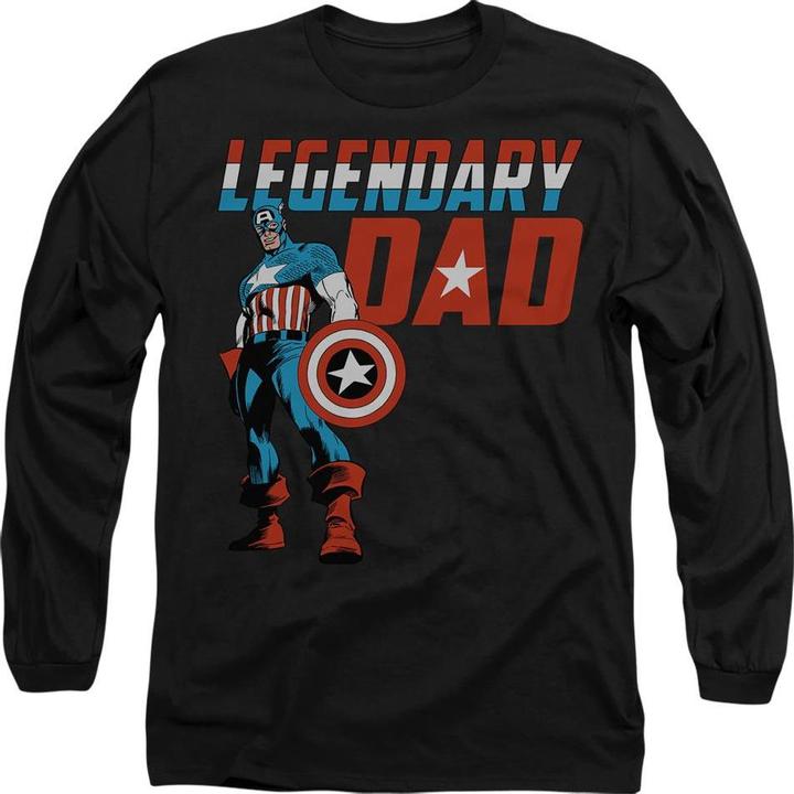 Image du produit Captain America - T-shirt LEGENDARY DAD - Adulte (M)