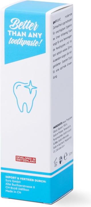 Immagine prodotto GoBright Schiuma sbiancante al tè avanzata (50 ml, Schiuma)