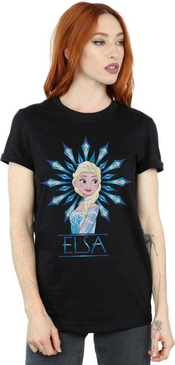 Immagine prodotto Disney Frozen Elsa Snowflake Maglietta Ampia Donna (M)