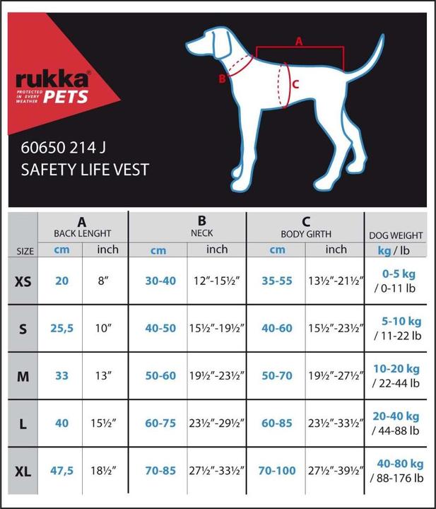 Produktbild Rukka Safety Life Vest (XL, Hundeweste)