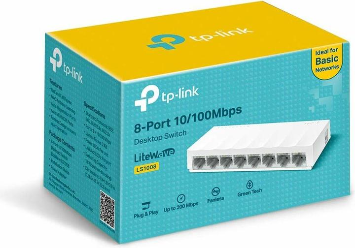 Actual product image TP-Link LS1008 (8 Ports)