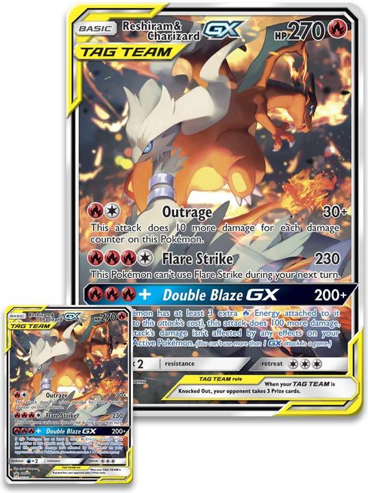Immagine prodotto Pokémon Reshiram & Charizard-GX TAG TEAM Figure Collection Box (Inglese)