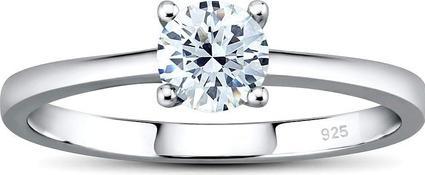 Actual product image Silvego Silver ring MADISON with Swarovski Zirconia JJJR2339sw - Circuit: 47 mm (47, 925 Silver)