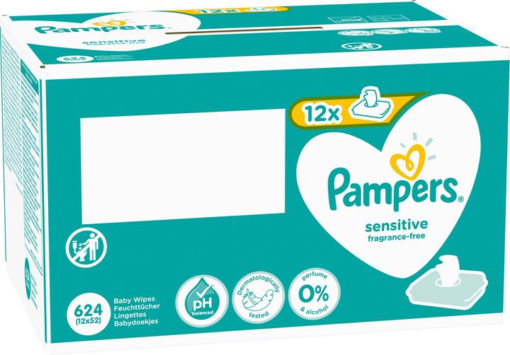Pampers Sensitive (624 Stück)