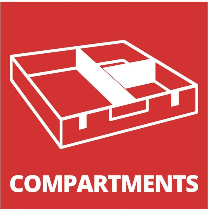 Produktbild Einhell Systemkoffer Kunststofffächer Set