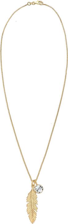 Produktbild Elli mit Feder-Anhänger und Kristall (Sterling Silber, 45 cm)