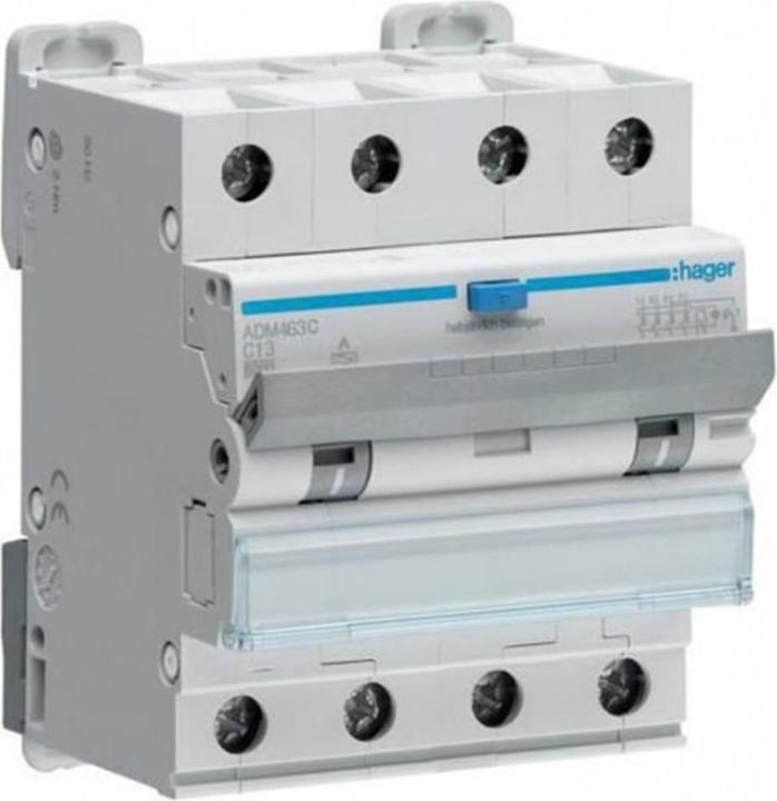 Hager FI-LS 4P 6kA C-13A 30mA A